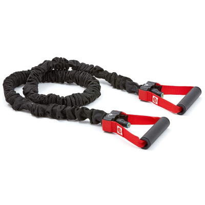 Еспандер Adidas Power Tube ADTB-10603 чорний, червоний 122 см (885652000284) Вінниця - фото 1