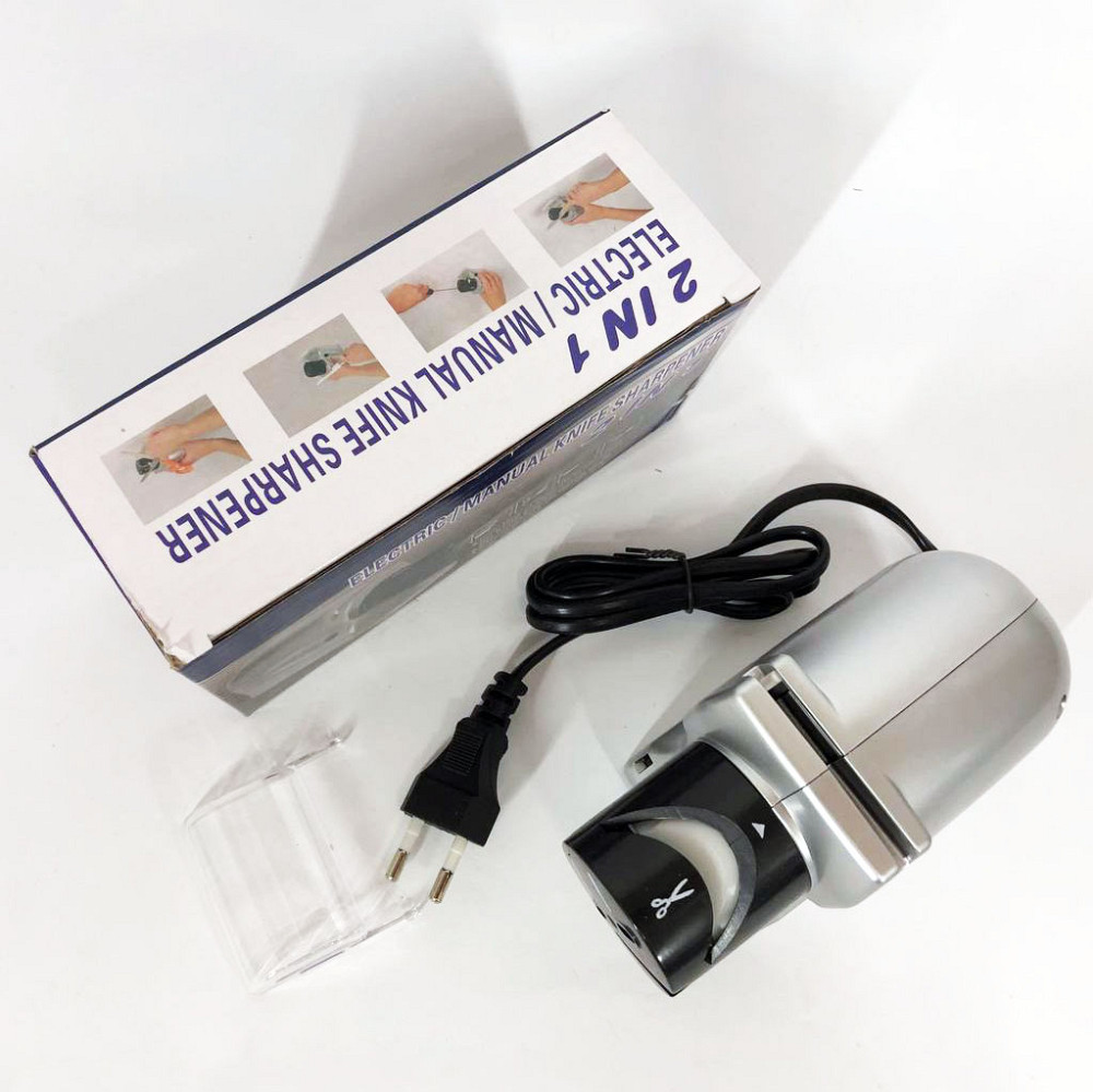 Устройство для заточки ножей ELECTRIC SHARPENER 220 В, Бытовая кухонная точилка для ножей ножниц YL-96 Ивано-Франковск - изображение 3