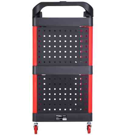 Инструментальная тележка на колесах с пластиковыми полками Kraft&Dele (KD1076) Нововолынск