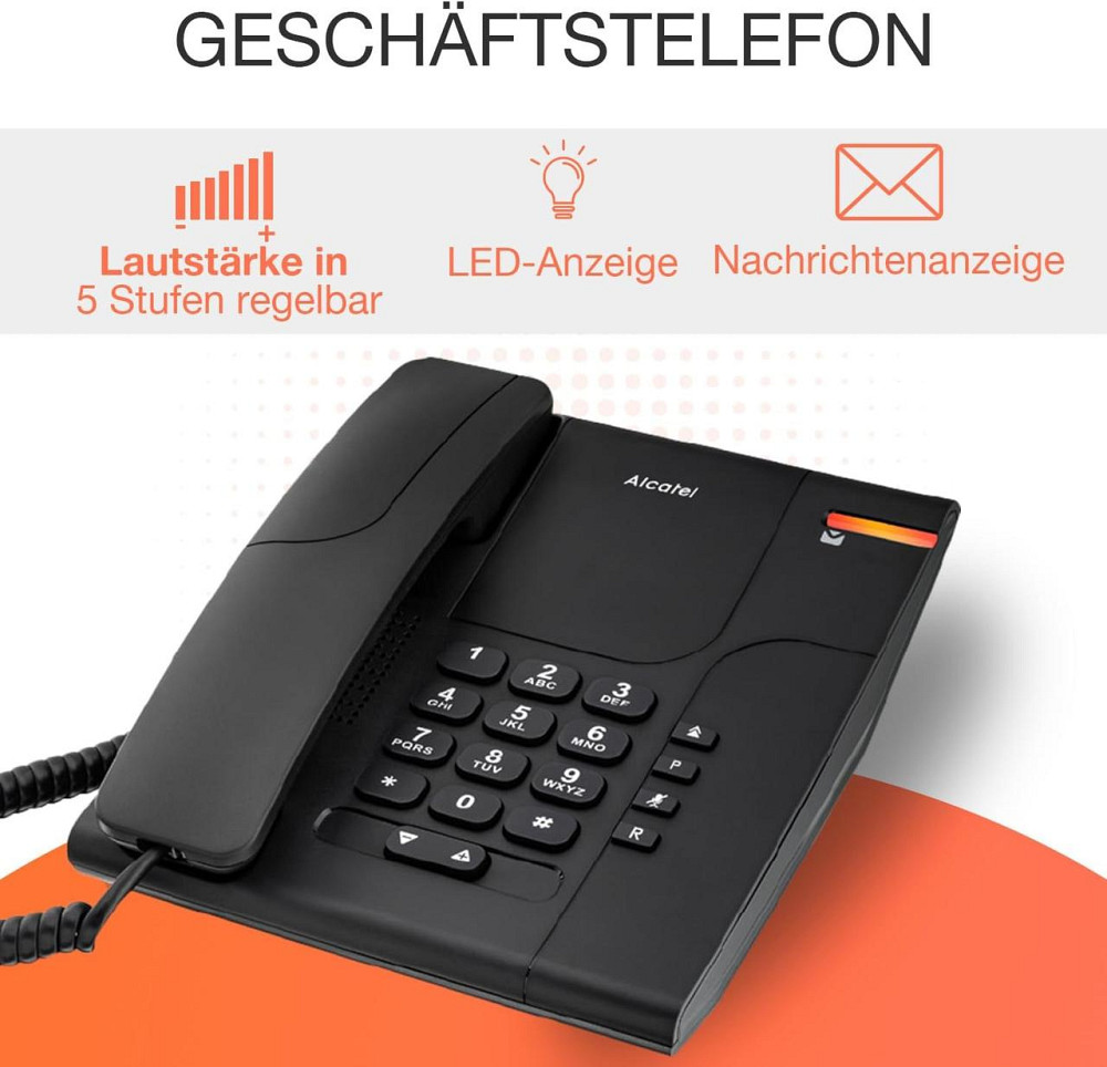 ALCATEL Temporis 180 PRO проводной стационарный телефон для офиса с кнопкой mute индикатором вызова Киев - изображение 4