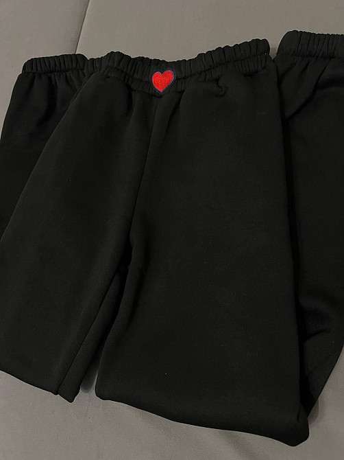 Жіночі базові теплі штани джогери трехнить на флісі Одеса - фото 5