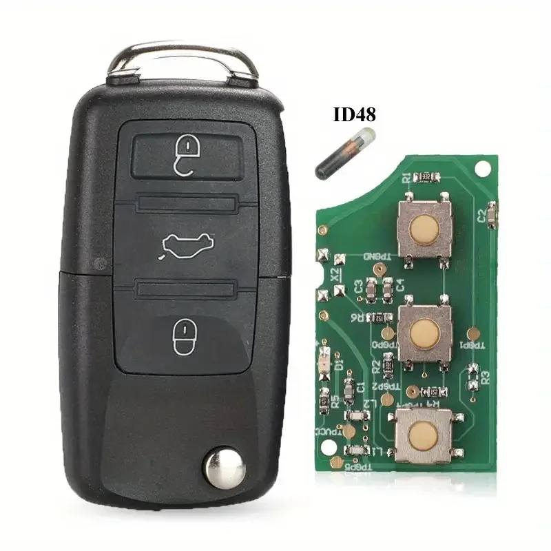 Ключ зажигания Volkswagen, Skoda с чипом ID48 1K0959753G, 3 кнопки, автоключ Киев - изображение 4