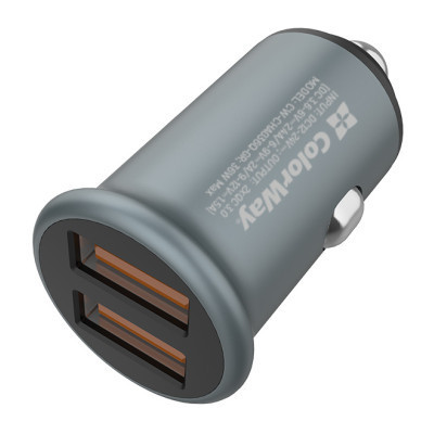 Зарядное устройство ColorWay 2USB Quick Charge 3.0 (36W) Gray (CW-CHA036Q-GR) Винница - изображение 3