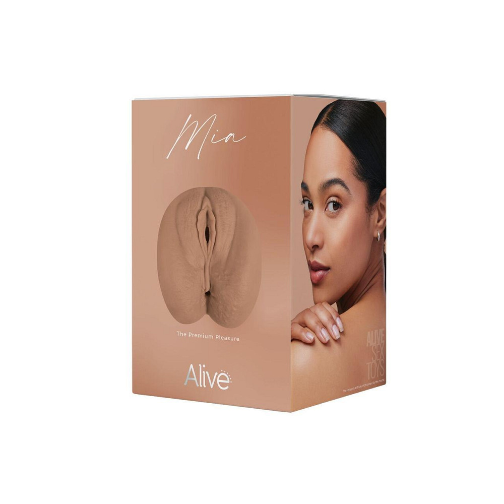 Мастурбатор Alive Mia Super Realistic Masturbator XL Caramel Sex Aura Київ - фото 6