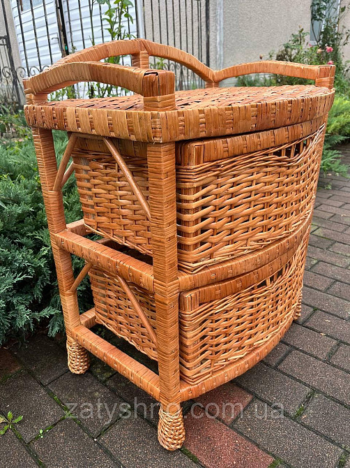 Комод плетений на 2 шухляди дутий Київ - фото 3