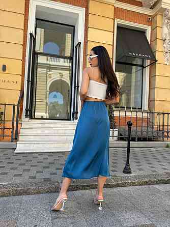 Жіноча шовкова спідниця Silk 46-48, Морська хвиля Київ