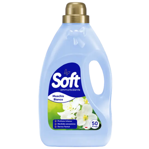 Пом'якшувач для тканин 2,75л Білий мускус 50пр Soft Житомир