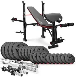 Тренажер Hop Спорт Zestaw Z Ławką Premium 80Kg Киев - изображение 1