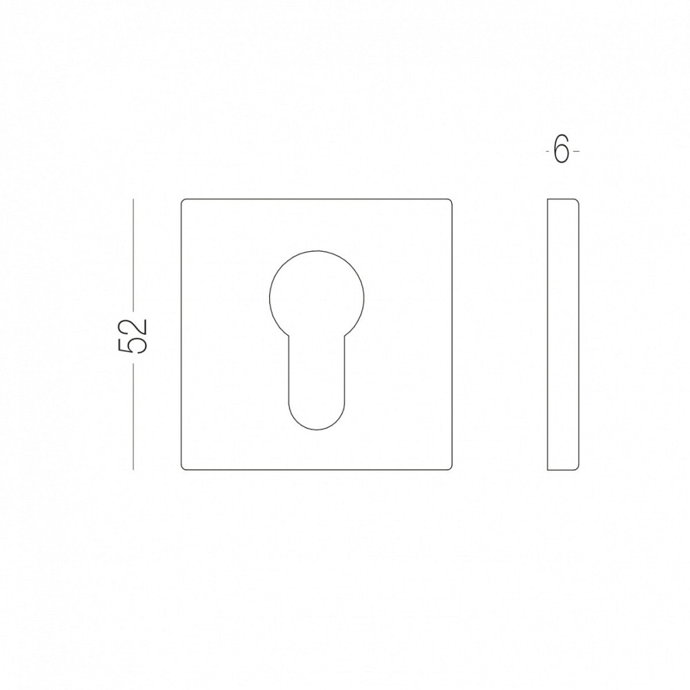 НАКЛАДКА ПІД ЦИЛІНДР E20 SN МАТОВИЙ НІКЕЛЬ Київ - фото 2