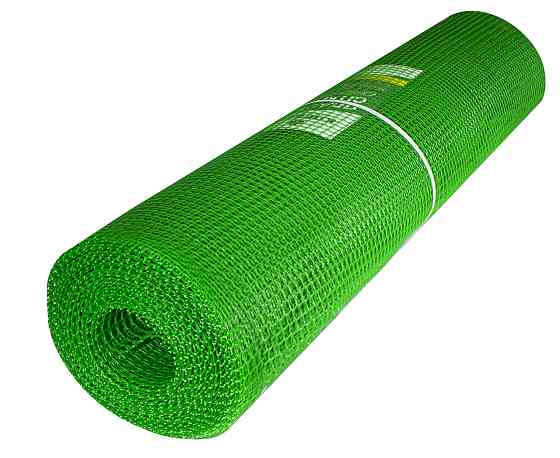 Сетка 13*13 пластмассовая 1.0х20 м (зеленая) квадрат Днепр