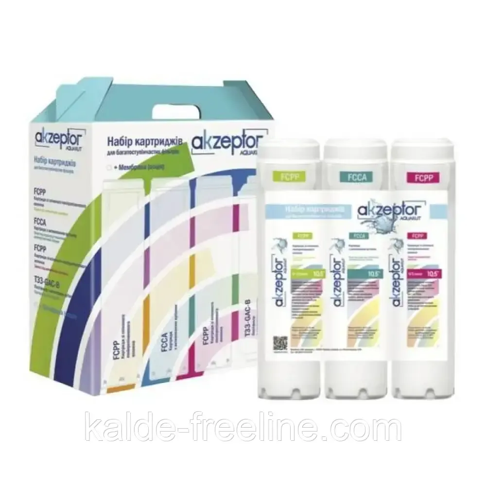 Набор для обратного осмоса AK-ZEPTER (PP+СА+РР+Постфильтр + мембрана) Харків - фото 1