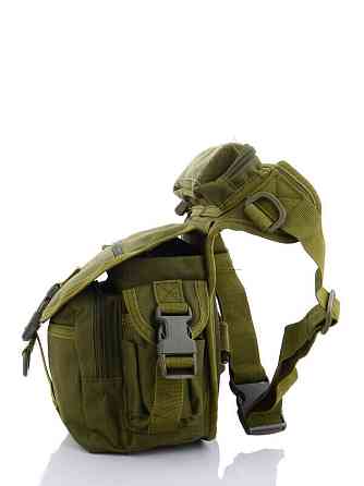 Сумка на бедро на ногу олива прочная вместительная набедренная Одесса