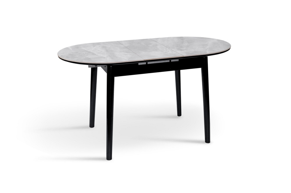 Стіл Тітан 110/140*75, чорний/керам бетон Киев - изображение 1