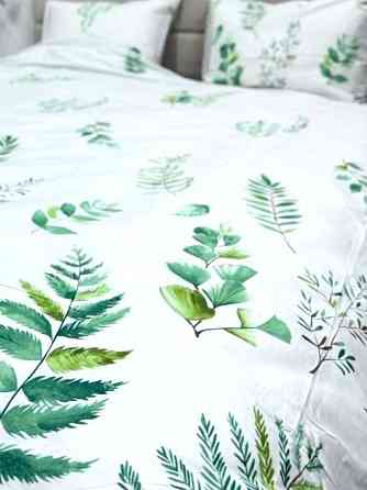 Ecotton Комплект постільної білизни Ecotton двоспальний 180х215 см Папороть біла (21204АВ) Коломия
