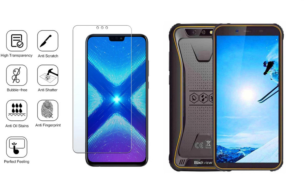 Захисне скло NeoGlass для Blackview BV5500, BV5500 Plus, BV5500 Pro – надпрозоре та стійке Київ - фото 4