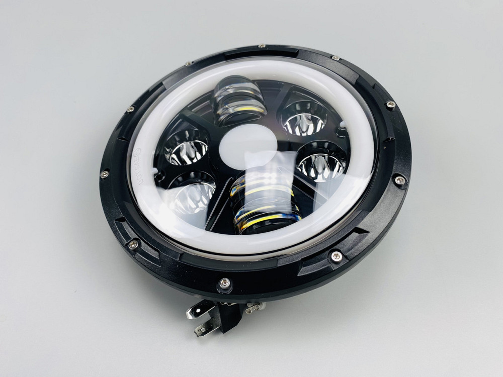 Світлодіодна фара кругла LED 65W лампа для модифікованого світла, Автомобільні світлодіодні фариУниверсальная Фара Головного Свет Мукачево - фото 5