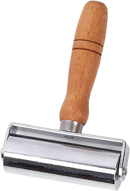 Валик для формування шкіри 100 мм, металевий ролик для тиснення та вирівнювання Київ - фото 1