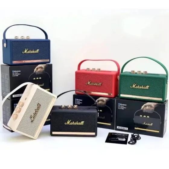 Портативна колонка MARSHALL Kilburn W4 з потужним звуком і стильним дизайном, Bluetooth, компактний  Київ