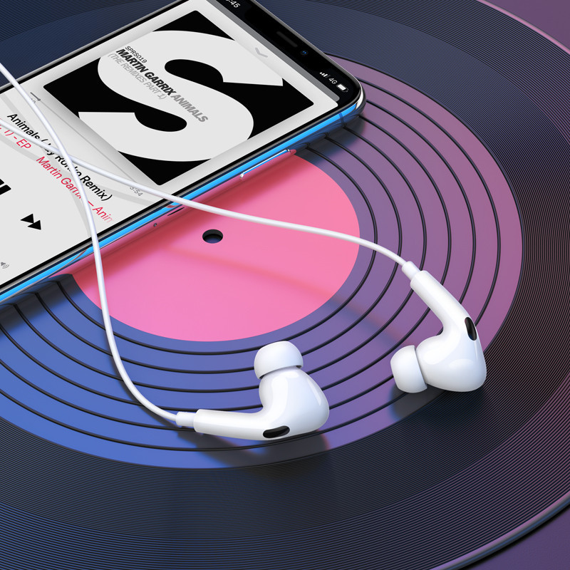 Навушники BOROFONE BM100 Pro Fuente universal earphones with microphone White Одеса - фото 5