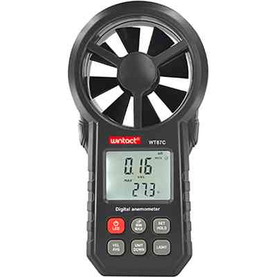 Анемометр Wintact с функцией измерения объёмного расхода 0,3-30м (WT87C) Винница