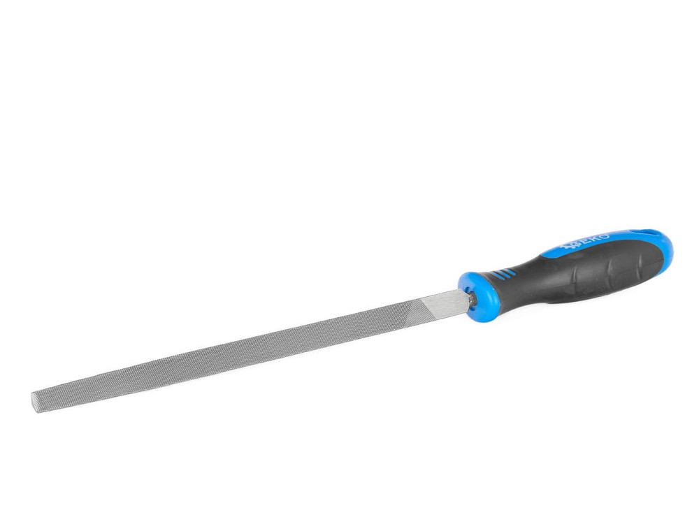 Напилок "GeKo" 200 мм з ергономічною ручкою тригранний Киев - изображение 1