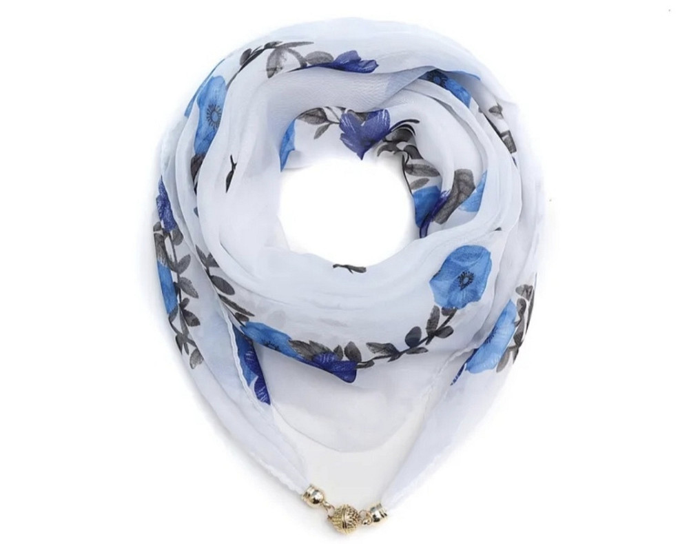 Набір подарунковий: шарф з магнітною застібкою, мило-букет і брошка знак зодіаку в подарунковій коробці Сміла - фото 5