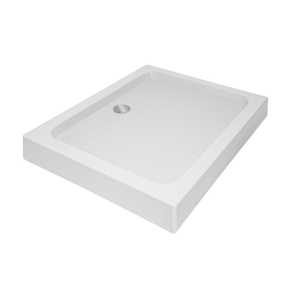 Душовий піддон KAPIELKA ST100x80х14 низький, прямокутний, діаметр зливу 52 мм Lidz Київ - фото 19