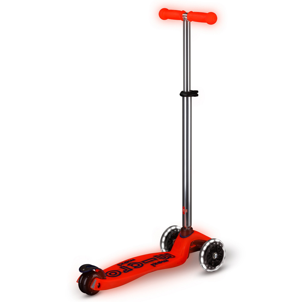 Самокат Micro серії Maxi Deluxe Glow LED – Червона аура Дніпро - фото 5