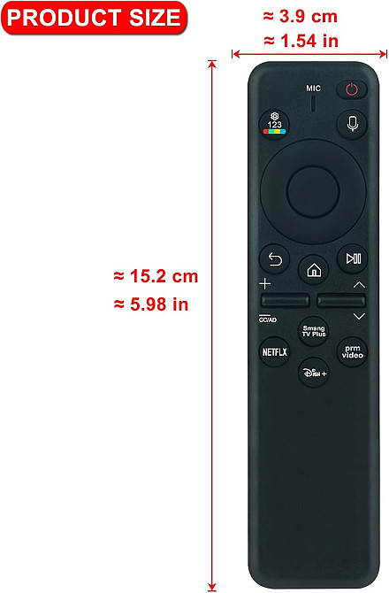 Пульт для телевізорів Samsung QLED 4K Q80C, Q80CD, Q60C Q80C Series (43