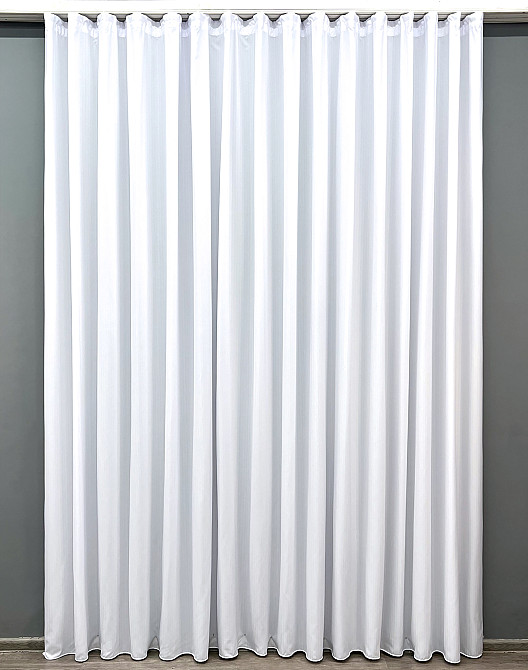 Тюль фактурний щільний жакард “Softline” колір білий 1967т Київ - фото 7