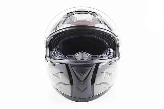 Шолом інтеграл, закритий+окуляри BLD-М61 S (55-56см), ЧОРНО-СІРИЙ "Buffalo" Київ