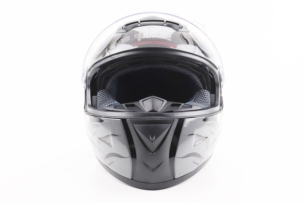 Шолом інтеграл, закритий+окуляри BLD-М61 S (55-56см), ЧОРНО-СІРИЙ "Buffalo" Київ - фото 6