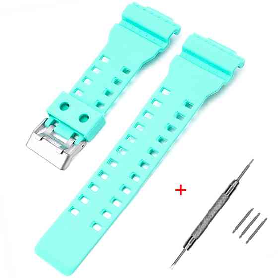 Ремешок для Casio G-Shock GA-100/110 Light Green SI SBR Киев