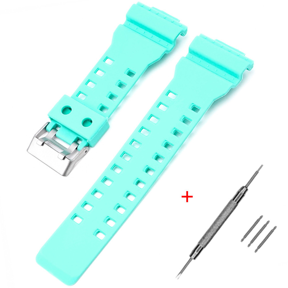 Ремешок для Casio G-Shock GA-100/110 Light Green SI SBR Киев - изображение 1