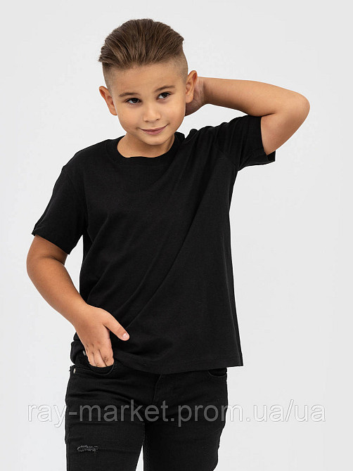 Футболка дитяча базова Stedman Classic-T Kids для хлопчиків чорна (ST2200M-BLO) L Київ - фото 1