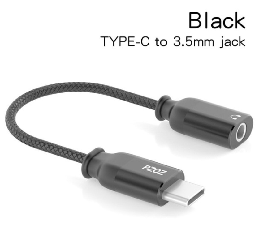 Перехідник Pzoz USB type C — AUX 3.5 мм Київ - фото 1