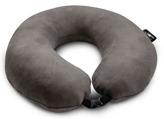 Подушка дорожня сіра Київ