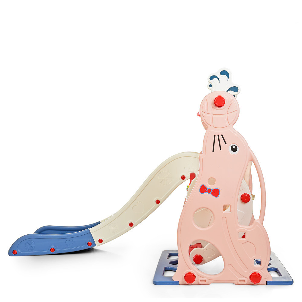 Дитячий ігровий комплекс Bambi 3в1 (гірка гойдалка баскетбол) (WM19020-8) для дітей Київ - фото 5