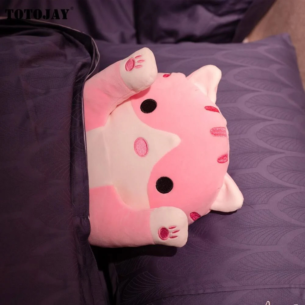 Іграшка подушка Кіт Батон, 90 см, EL-2117-7, Рожевий / М'яка іграшка обіймашка / Дитяча іграшка Котик Київ - фото 7