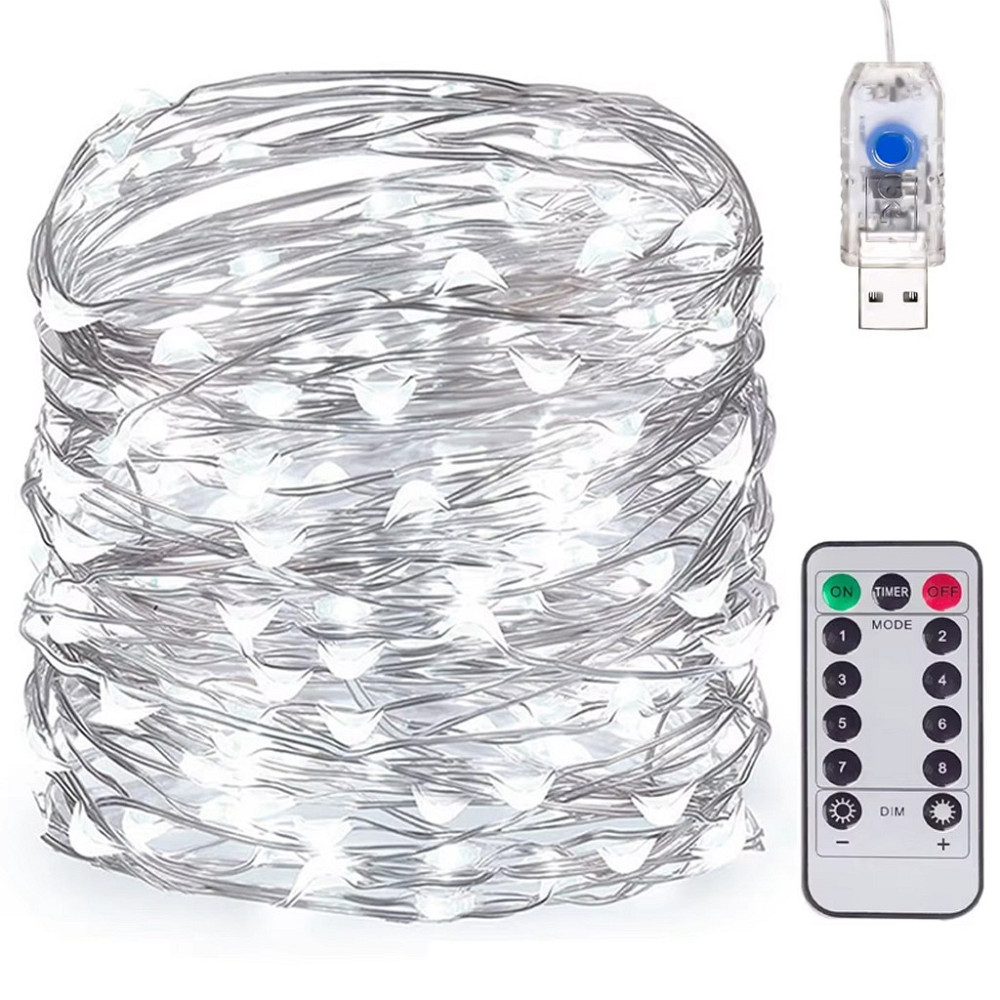 Гирлянда роса от USB,10м,Белый SBR Киев - изображение 10