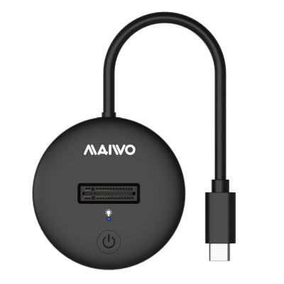 Док-станція для накопичувачів Maiwo M.2 NVMe/SATA SSD to USB3.2 Gen2 USB-C 10Gbps (K1698P2) Вінниця - фото 4