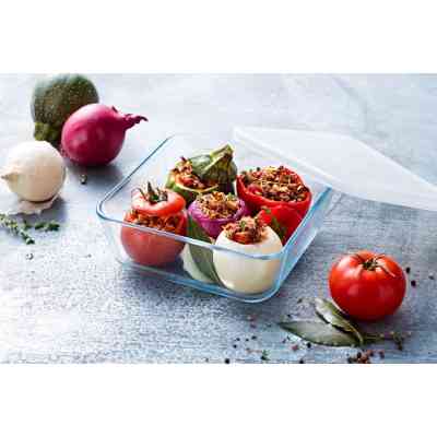 Форма для випікання Pyrex CookFreez з кришкою квадратна 20 х 20 см 2 л (219P001/7644) Вінниця