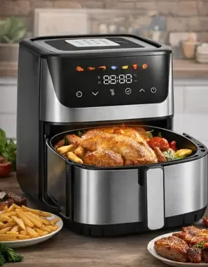 Аэрогриль-фритюрница SOKANY SK-10107 на 8,5 л 2000 Вт Коломия - фото 1