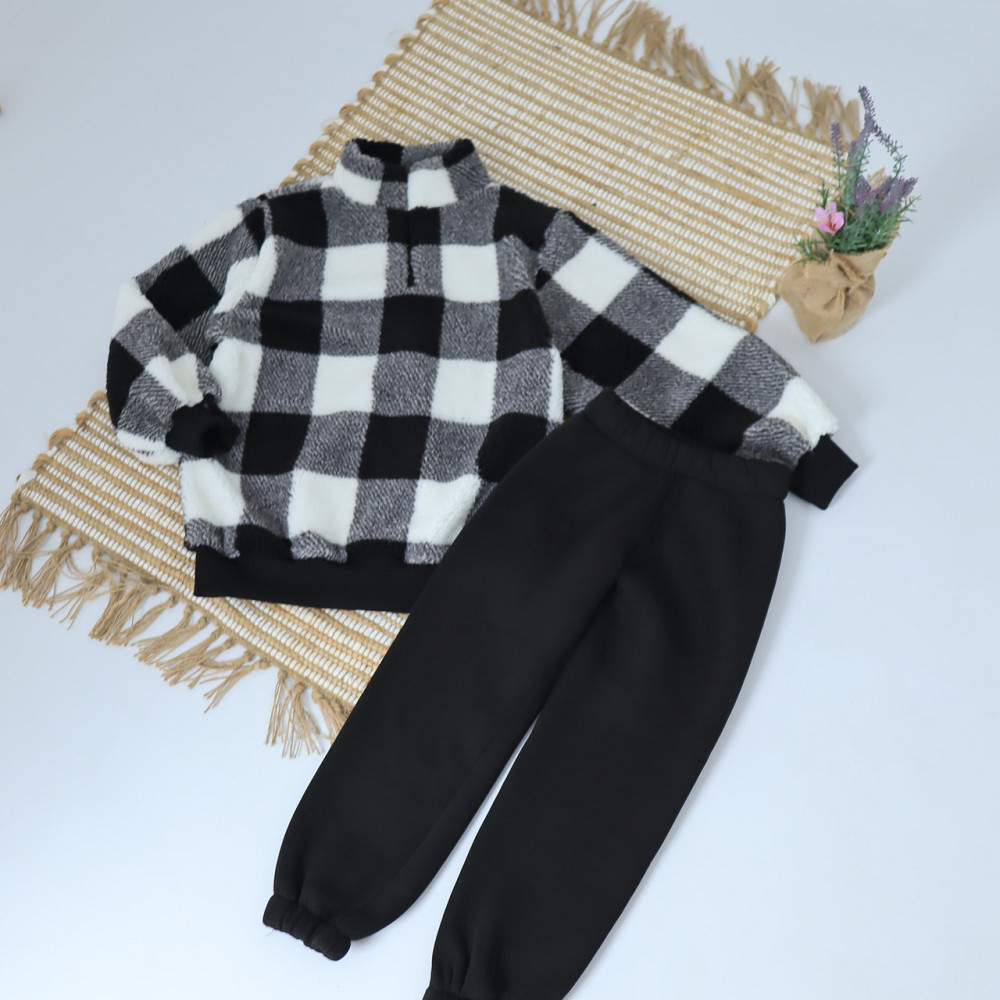 Детский теплый костюм толстовка тедди + черные брюки 110 Каменец-Подольский - изображение 1