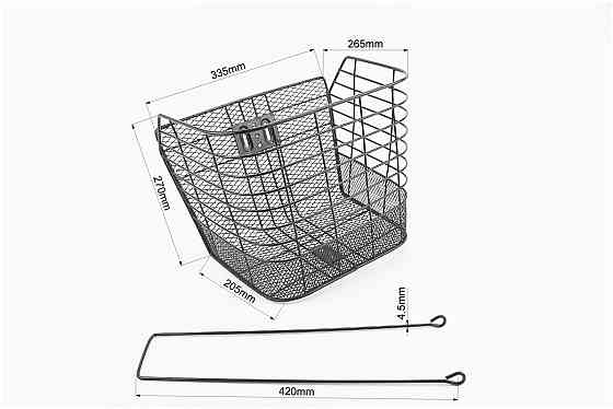Кошик багажний передній 28", чорний JL-CK055 (можливі подряпини, сколи, дефекти фарбування) Київ