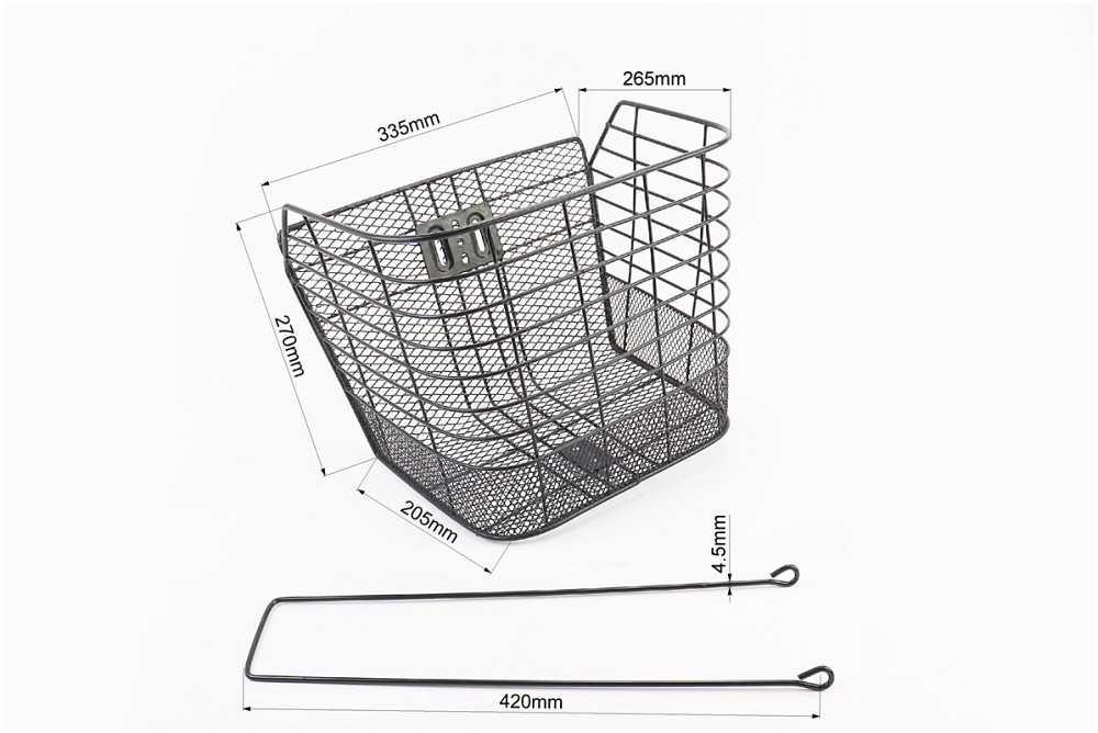 Кошик багажний передній 28", чорний JL-CK055 (можливі подряпини, сколи, дефекти фарбування) Київ - фото 2