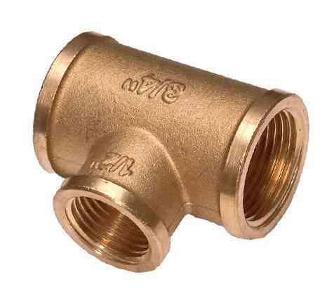 Трійник 3/4''-1/2"-3/4" внутр/внутр/внутр Україна, латунь Харків