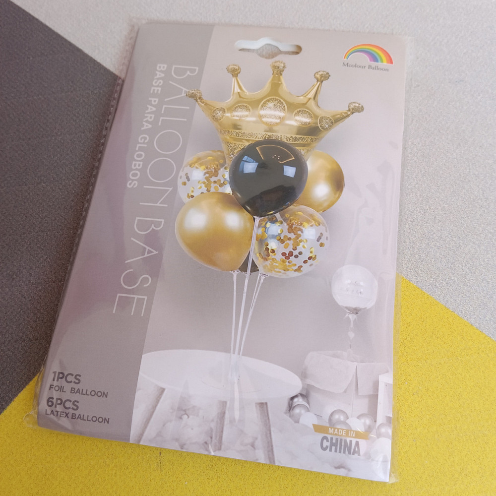 Набор шариков 7шт корона для праздника для фотозоны Киев - изображение 2