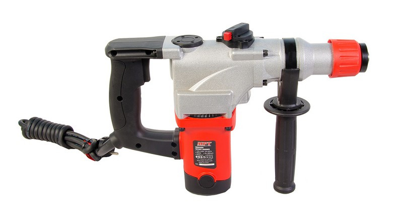 MPT Перфоратор MPT SDS plus 26 мм 850 Вт 800 об/хв 4500 уд/хв 5 Дж 2 режими аксесуари 2 шт кейс Коломыя - изображение 4