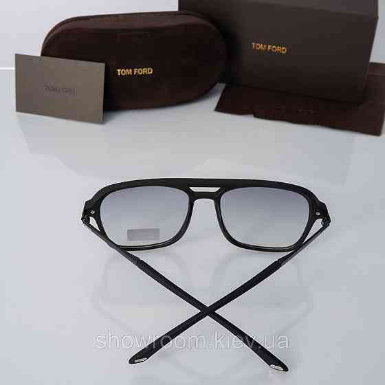 Чоловічі сонцезахисні фотохромні окуляри хамелеони Tom Ford (1821) black Київ